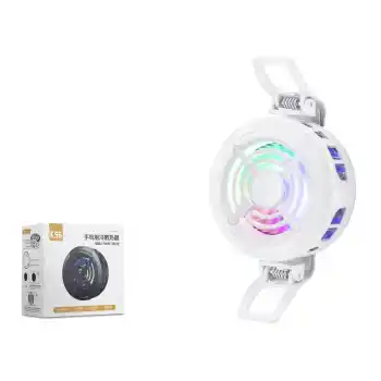 Klipsli Telefon Soğutucu Fan Rgb Beyaz K56
