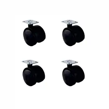 Küçük Plastik Tablalı Teker - 40 MM HKS101 - 4 Adet