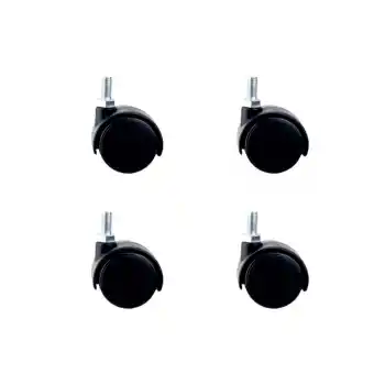 Küçük Plastik Vidalı Teker - 40 MM HKS102 - 4 Adet