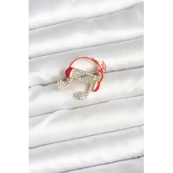 Kulaklıklı Nota Model Broş