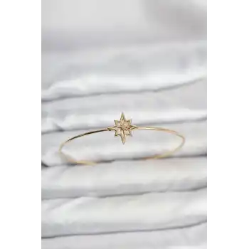 Kutup Yıldızı Model Gold Renk Bileklik