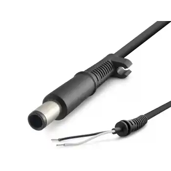 Laptop Adaptör Dc Jack Kablosu 200W 7.4 X 5.0 Mm Uyumlu 1.2 M - Siyah HDX5576
