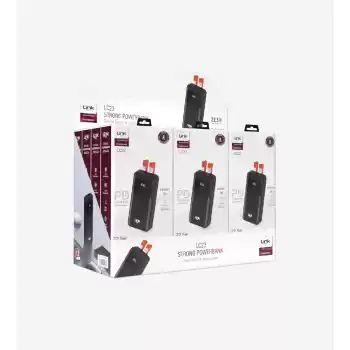 LC23 Strong 20000 mAh 22.5W Hızlı Powerbank 12li Paket