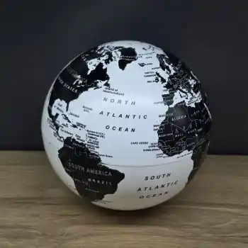 Led Işıklı Masaüstü Dönen Dünya