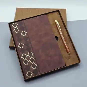 Lüks Kutulu Defter Kalem Set