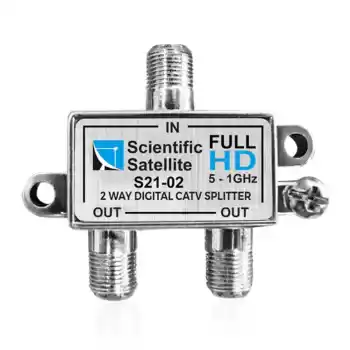 MAG S21-02 1/2 YOLLU KABLO TV SİNYAL AYIRICI SPLİTTER - 5-1000 MHZ FREKANS BÖLÜCÜ ÇOKLAYICI (5069)