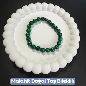 Malahit Doğal Taş Bileklik