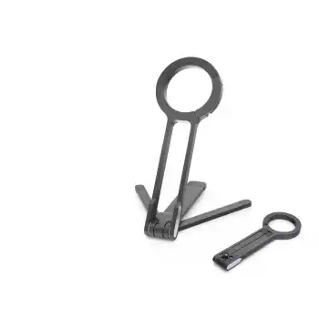 Manyetik Katlanir Masaüstü Telefon Standi Metal - Siyah ND8030