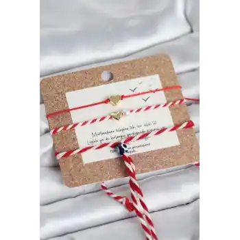 Marteniçka Bileklik 3lü Minimal Kalp Model