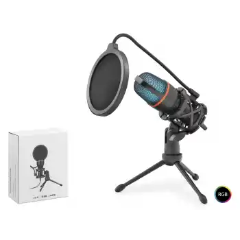 ME4RGB Profesyonel Rgb Mikrofon 192 Khz / 24 Bit Çok Yönlü Type-C - Siyah