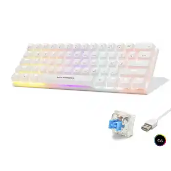 Mekanik Mini Klavye Blue Switch Rgb - Beyaz G508B