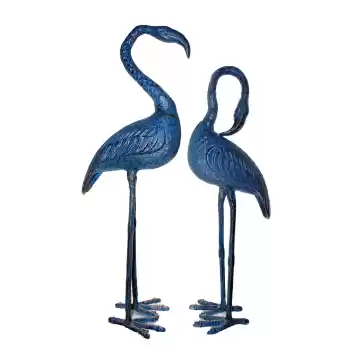 Metal İkili Flamingo Seti 86-78 Cm KSK495