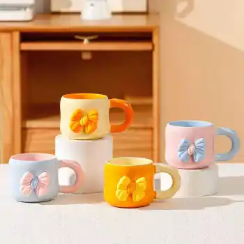 Mıknatıslı Kurdale Detaylı Kupa Bardak