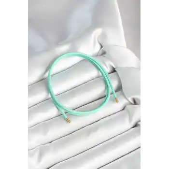 Mıknatıslı Turkuaz Renk Sarmal Kadın Bileklik