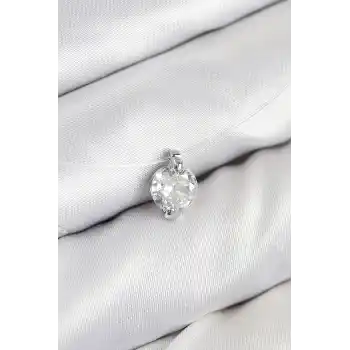 Misineli Zirkon Taşlı Model Gümüş Renk Hayalet Kolye
