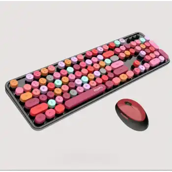 Mofii Zr513/K-S Sweet Kirmizi/Siyah Klavye Mouse Set
