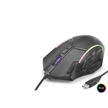 Mouse 12800 Dpi 12 Tuş Makro 1000Hz Rgb - Siyah X15