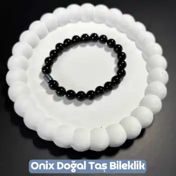 Oniks Doğal Taş Bileklik