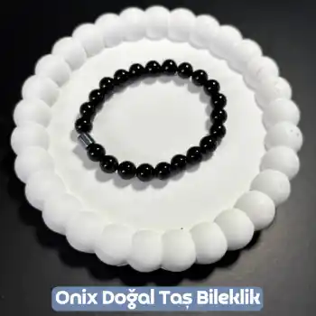 Oniks Doğal Taş Bileklik