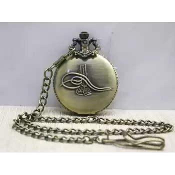Osmanlı Tuğralı Köstekli Saat Alk3981