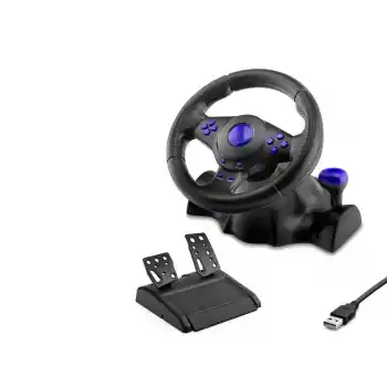 Oyuncu Direksiyon Seti 180° Ps4 Ps3 Ps2 Pc Xbox Android - Siyah VW9824