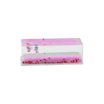 PEMBE SU HAYVAN - YILDIZ D.GEN MİKA YÜZEN BATMAYAN DEKORATİF BİBLO AKVARYUM4.7X13.6X4.5CM (5069)