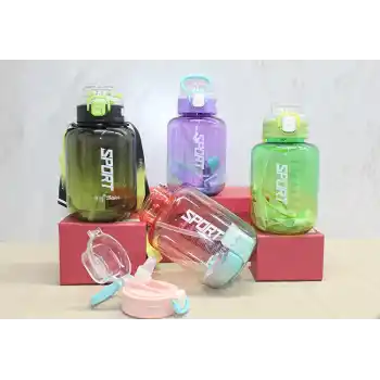 Pipetli Su Matarası 1100 Ml BPA İçermez Alk3149