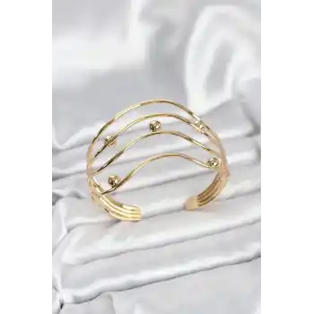 Pirinç Gold Renk Kadın Bileklik