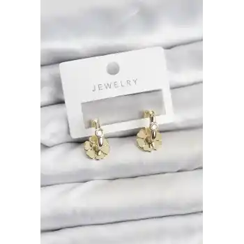 Pirinç Gold Renk Kadın Göçmen Küpe