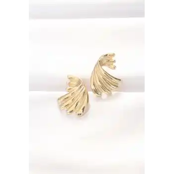 Pirinç Gold Renk Küpe