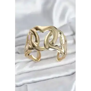 Pirinç Gold Renk Vintage Kadın Bileklik