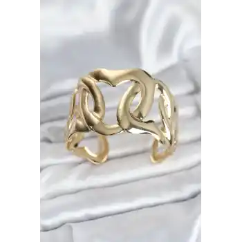 Pirinç Gold Renk Vintage Kadın Bileklik