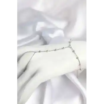 Pirinç Gümüş Renk Dorika Model Kadın Şahmeran