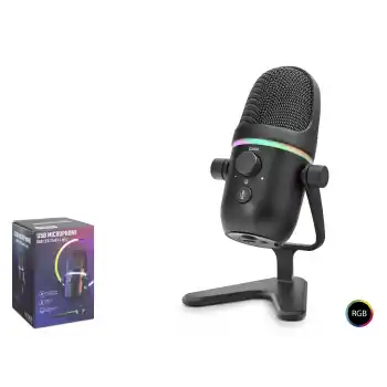 Profesyonel Çift Modlu Rgb Mikrofon 192 Khz / 24 Bit Type-C - Siyah ME5