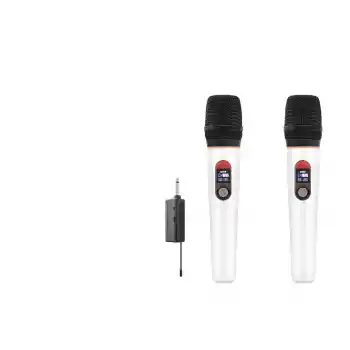 Profesyonel Kablosuz Uhf 2 Mikrofonlu Set 6.35 Mm - Beyaz HDX2791B