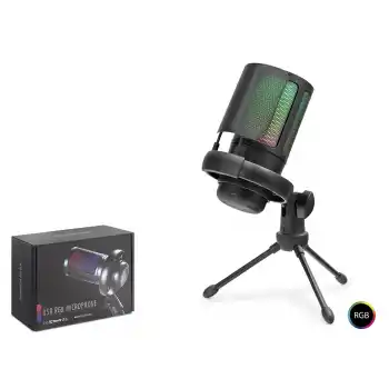 Profesyonel Rgb Mikrofon 192 Khz / 24 Bit Type-C - Siyah ME6S