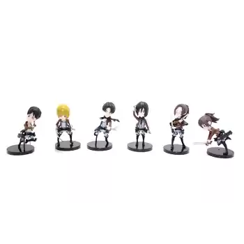 Silikon Anime Figür 6lı Set ALK132