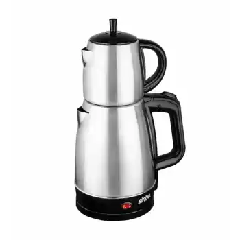 SİNBO STM-5831 ELEKTRİKLİ ÇELİK ÇAY MAKİNESİ ÇAYCI 1.7LT + 0.7LT ÇAY SÜZGEÇLİ (5069)