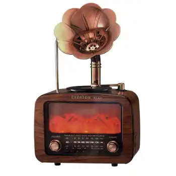 Şömineli Gramofonlu Radyo RT-651