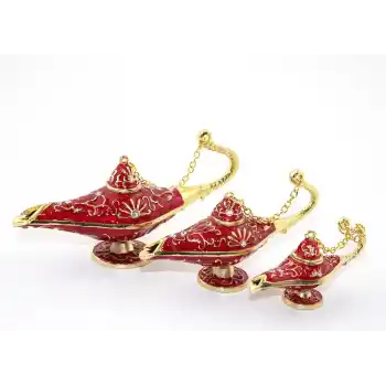 Swaroski Taşlı 3Lü Alaaddin Lambası Alk1923