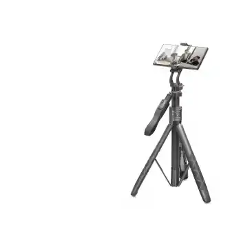 Telefon Tripodu Ve Selfie Çubuğu Bluetooth Kumandalı 153 Cm Siyah ND1049