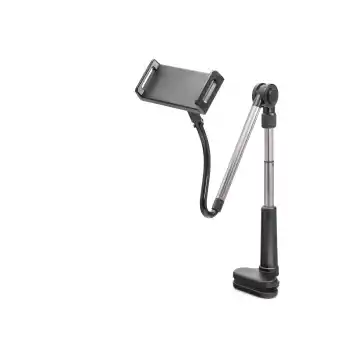 Teleskopi̇k Mafsalli Masa Kenari Telefon Ve Tablet Standi - Siyah ND1053