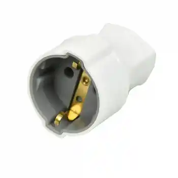 Topraklı Dişi Fiş Beyaz