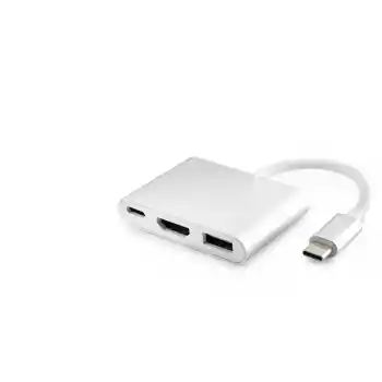 Type-C Hub Hdmi 4K Usb 3.0 3 Port - Gri HDX7764