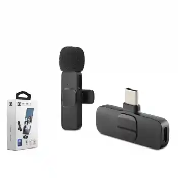 Type-C Kablosuz Mikrofon - Siyah HDX2783
