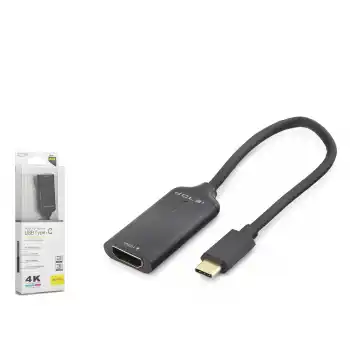Type-c To Hdmı Görüntü Dönüştürücü 4K 30Hz 20 Cm Siyah HDX7898