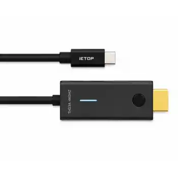 Type-c To Hdmı Görüntü Kablosu 4K 30 Hz Örgülü 1 M Gri TH03A