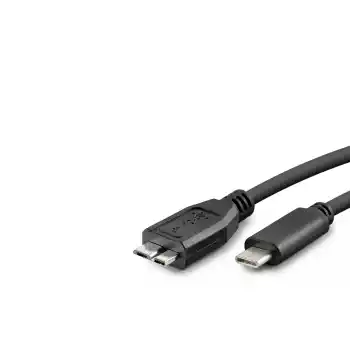Type-C To Micro-B 3.0 Kablosu 60 Cm - Siyah HDX1062