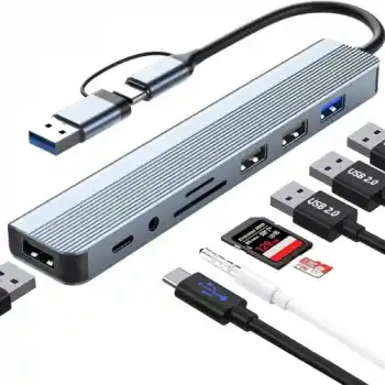 Type-C Usb 8In1 3.0 Hub ZR1056
