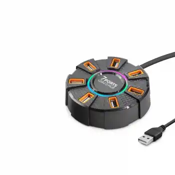 Usb Hub 7*Usb 1.2M Siyah HDX7035